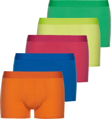 Produktbild von Bruno Banani Herren Boxershorts 5er Pack - Logobund, Baumwolle, einfarbig Mehrfarbig 2XL