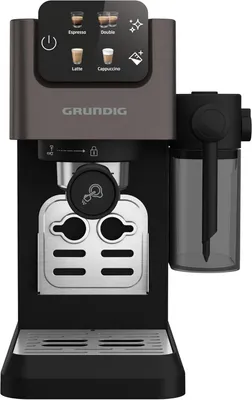 Produktbild von Grundig KSM 6430 Siebträgermaschine mit integriertem Milchbehälter