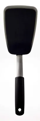 Produktbild von OXO 1071534V5, Kochspatel, Schwarz, Edelstahl, Silikon, Edelstahl, Silikon, Aufhängeloch, 102 mm