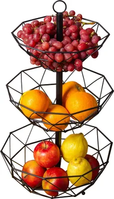 Produktbild von 3-stöckiger Obsttellerkorb BRUNBESTE BB-3439