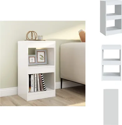 Imagen del producto de vidaXL Estantería/Divisor de ambientes blanco, 40x30x72 cm - Estanterías y libreros