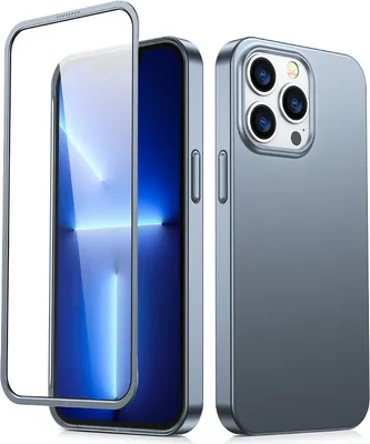 Obrázok produktu pre Joyroom 360 Full Case puzdro pre iPhone 13 Pro Max zadný a predný kryt + tvrdené sklo sivé (JR-BP928 matný)