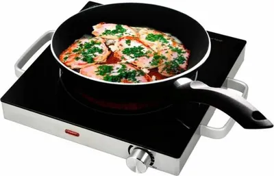 Obrázok produktu pre KALORIK TKG CKP 1001, Hliník, Čierna, Na pracovnú dosku, Keramický, Keramický, 1 zone(s), 1 zone(s)