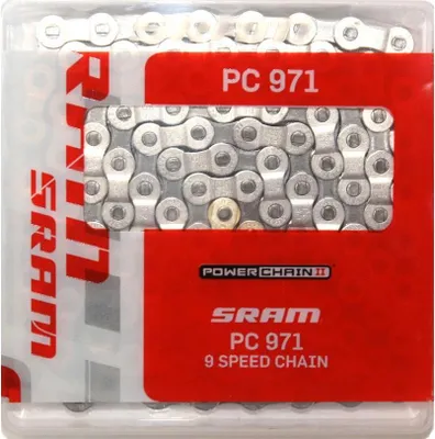 Immagine prodotto di Catena del deragliatore Sram PC 971 114 maglie a 9 velocità con Power Link oro