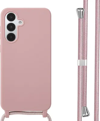 Image de imoshion Étui en silicone avec cordon pour le Samsung Galaxy A36 - Rose sable