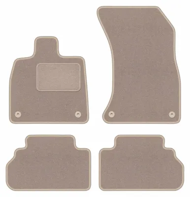 Immagine prodotto di Tappetini in moquette per Audi Q5 FYT 2021-2022 (Sportback plug in hybryda) – set 4 pezzi, beige, su misura – Wielganizator LUX