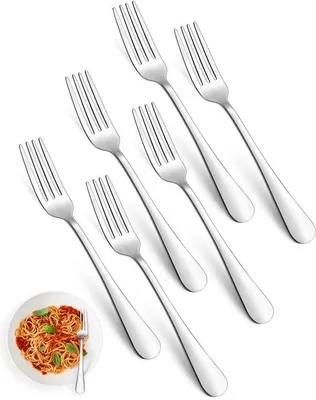 Obrázok produktu pre Elegantná sada vidličiek – 6 ks – nerezová oceľ – 18 cm