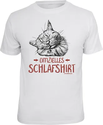 Produktbild von Katze - Textilien - Schlafshirt Katze