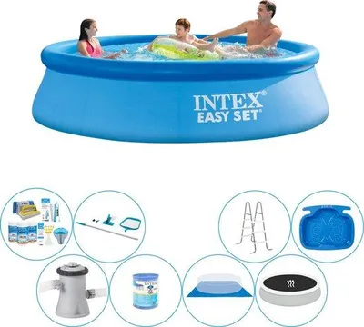 Productafbeelding van Deluxe Zwembadset, rond, 305x76 cm