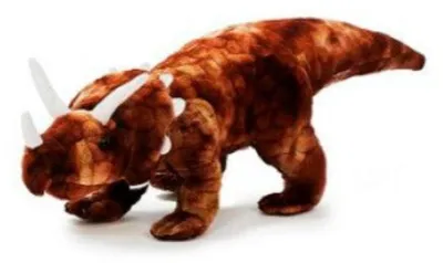 Obrázek produktu pro Plyšový dinosaurus Triceratops – 50 cm měkká plyšová hračka
