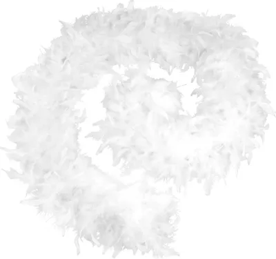 Immagine prodotto di Bristol Novità - Piuma Boa - Uomo/Donna Unisex BN748 (Taglia unica) (Bianco)