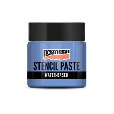 Immagine prodotto di Pasta per stencil PENTART, perlescente, 50 ml, blu oltremare