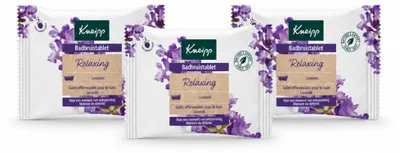 Productafbeelding van 3 Kneipp badtabletten lavendel - voordeelverpakking - 3 stuks