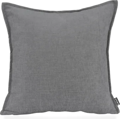 Produktbild von H.O.C.K. Lucky Kissen 45x45cm mit Biese einfarbig grau col. 27