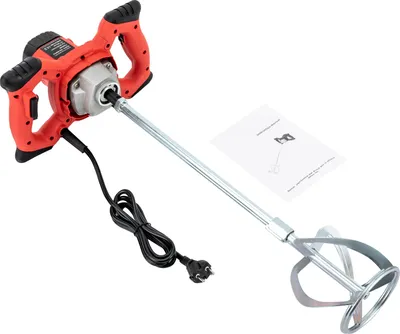 Produktbild von Betonmischer, 1500W Leistung, einstellbare Geschwindigkeit, Rot, EU