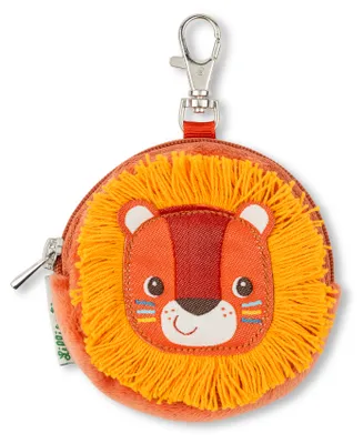 Image de Lilliputiens Porte-monnaie Jack le lion - Cadeau de portefeuille à fermeture éclair pour enfants