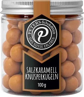 Produktbild von Peters Salzkaramell Knusperkugeln 100g