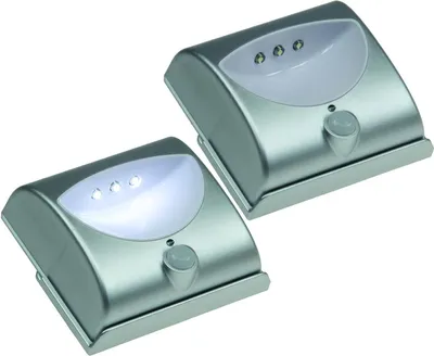 Produktbild von LED Treppenstufenbeleuchtung im 2er Set mit Bewegungsmelder, batteriebetrieb, REV Ritter
