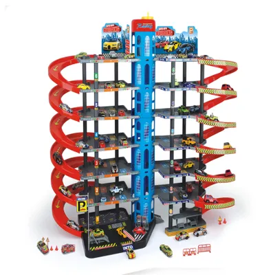 Produktbild von XXL Super City Parkgarage mit 10 Autos, Aufzug & 7 Spieldecks