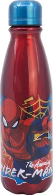Produktbild von Spiderman Trinkflasche Aluminium, 600ml, mit Sicherheitsverschluss