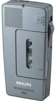 Produktbild von Philips Diktiergerät Pocket Memo 488 Professional LFH0488/00B silber