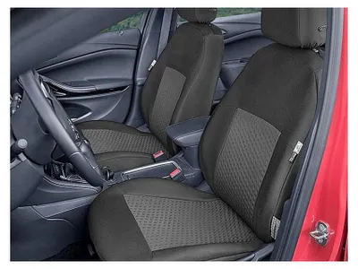 Obrázek produktu pro Kompletní sada potahů sedadel pro přední a zadní sedadla vozu Škoda Yeti 2013–2017, černá, textil