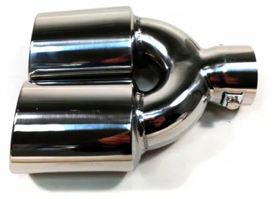 Immagine prodotto di Raccordo universale per doppio terminale di scarico per auto, 35–55 mm, lunghezza 20 cm
