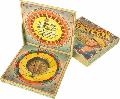 Produktbild von Authentic Models Geschenkset Taschen-Sonnenuhr, Entdecker-Set, Materialmix, MS019A
