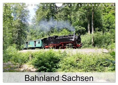 Produktbild von Bahnland Sachsen (Wandkalender 2027 DIN A4 quer), CALVENDO Monatskalender