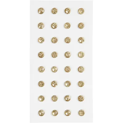 Produktbild von strasssteine Gold 8 mm 32 Stück
