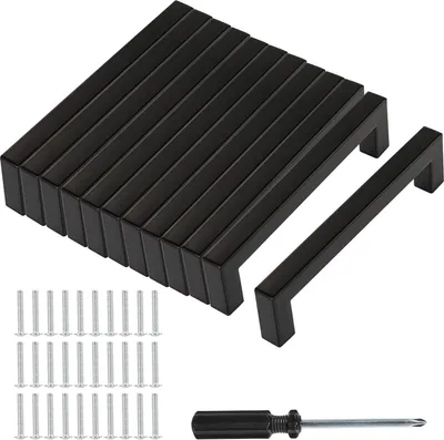 Produktbild von 12 Stück Möbelgriff, Schrankgriffe, Schubladengriffe, Griff aus Aluminiumlegierung, Möbelgriffe 128mm, für Küchenschränke Kleiderschrank
