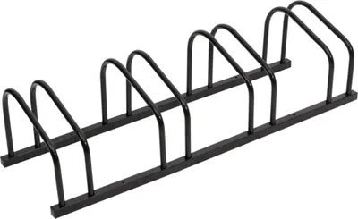 Image de Vidaxl Fahrradregal für 4 Fahrradstahl schwarz