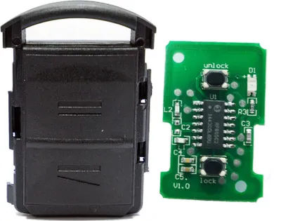 Produktbild von Auto Schlüssel Funk Fernbedienung 1x Gehäuse + 1x 434 MHz Sender Sendeeinheit + 1x Batterie kompatibel mit Opel