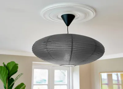 Produktbild von Nordlux Villo 60 Hängeleuchte-Lampenschirm aus Papier anthrazit 2213253250