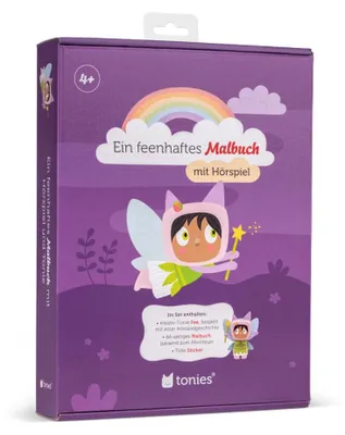 Produktbild von Tonies 11002069 Hören+ - Fee - Malbuch-Bundle