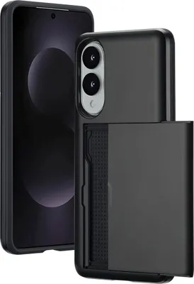 Image de imoshion Coque arrière avec porte-cartes pour le Samsung Galaxy S25 Edge - Noir