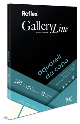 Image de Papier aquarelle Reflex Da Capo, format 24x32 cm, grammage 300 g/m², bloc de 20 feuilles