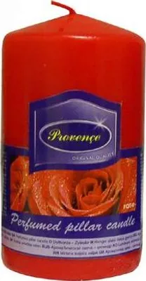 Zdjęcie produktu dla Świeca parafinowa w cylindrze o zapachu róży, 6 x 11, 1 cm