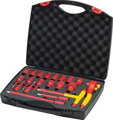 Obrázek produktu pro Wiha 43024, 10,11,12,13,14,17,19,22,24,27,32 mm, 16 kusů, Červená, Žlutá, Červená, Žlutá, 4,22 kg