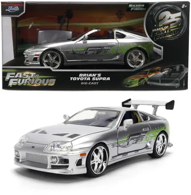 Productafbeelding van Jada Fast & Furious Jubileumeditie, Brian's Toyota, schaal 1:24, artikelnummer 9336805314R00