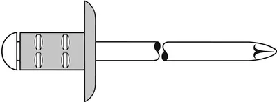 Produktbild von GESIPA Blindniet PolyGrip® Nietschaft d x l 4,8 x 17 mm K16 - 1433853