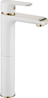 Immagine prodotto di Rubinetto da Lavabo Rea Bloom White Gold High