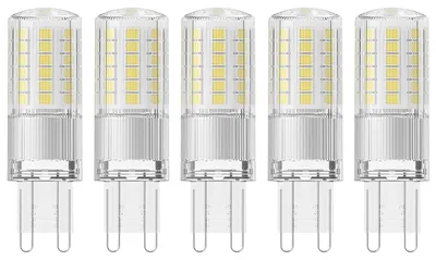 Produktbild von Modee G9 LED-Kapsellampe 5W 600lm 2700K warmweiß 5 Stück