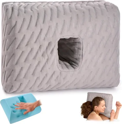 Immagine prodotto di Cuscino a forma di ciambella - Cuscino confortevole - Allevia la pressione - 35 x 26 cm - Bianco