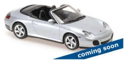 Image de Maxichamps 940062831 Porsche 911 (996) 4S Cabrio 2003 argent 1:43