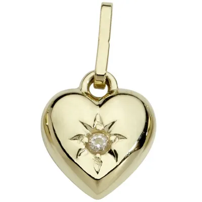 Produktbild von Miamar TG37 Kinder Anhänger Herz 14 Karat (585) Gelbgold