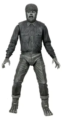 Image de Universal Monsters Actionfigur Ultimate The Wolf Man (Black & White) 18 cm