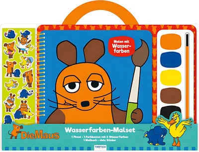 Produktbild von Trötsch Die Maus Wasserfarbenmalset