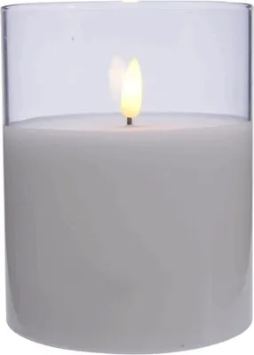 Obrázek produktu pro Svíčka vosková skleněná LED 125cm ws
