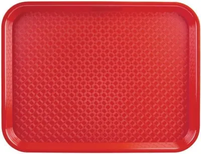 Image de Plateau repas Olympia Kristallon rouge 41,5 x 30,5 cm